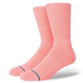 STANCE ICON CREW SOCK PINK