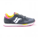 SAUCONY DXN TRAINER CHARCOAL-PINK