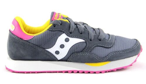 SAUCONY DXN TRAINER W CHARCOAL/PINK